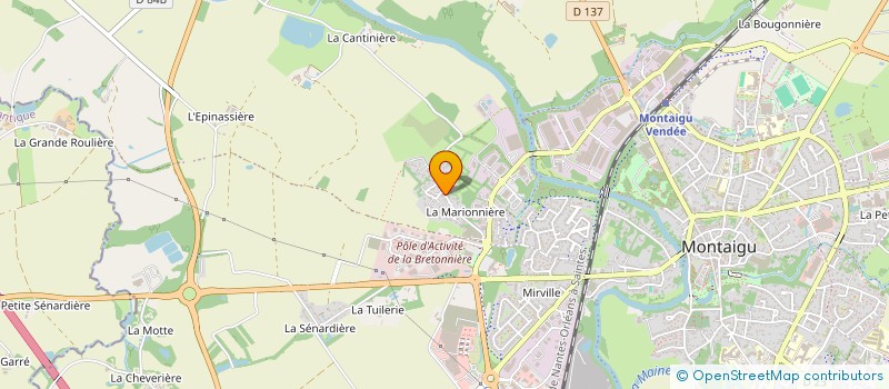 localisation de l'entreprise KERLAOUENBRO à MONTAIGU-VENDEE