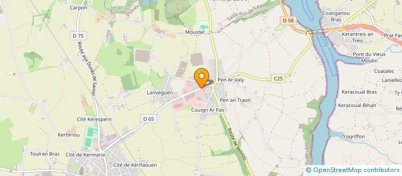 localisation de l'entreprise KERLAUDY SERVICES à PLOUENAN