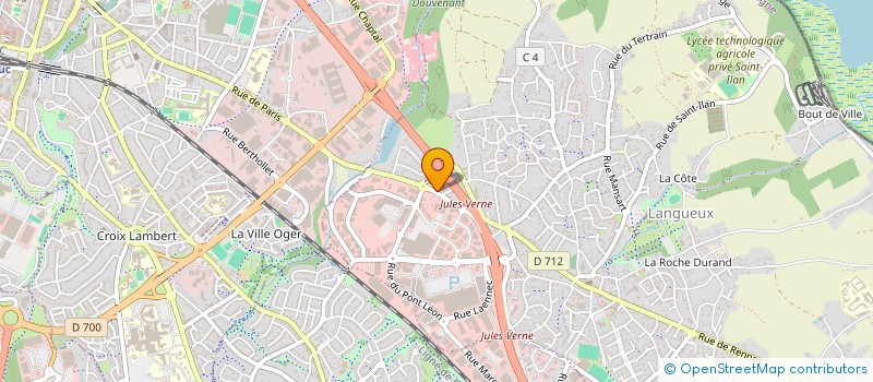 localisation de l'entreprise KERLAUP  LANGUEUX