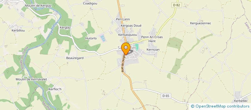 localisation de l'entreprise KERLAUVER  SAINT-CLET