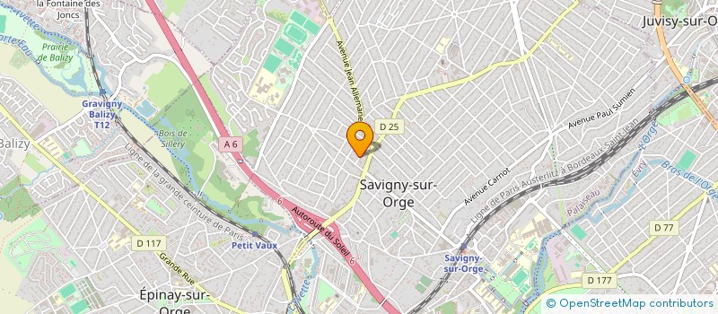 localisation de l'entreprise KERLEGO à SAVIGNY-SUR-ORGE