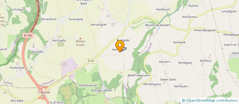 localisation de l'entreprise KERLENN Y.  LOTHEY