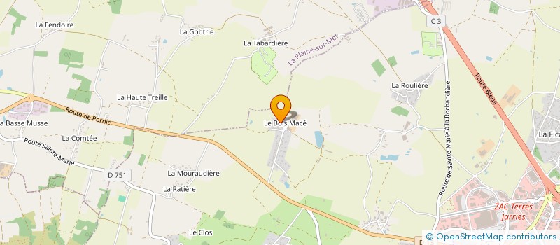 localisation de l'entreprise KERLEOS  PORNIC