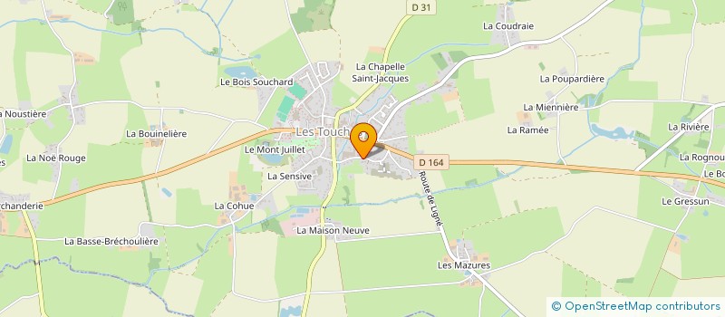 localisation de l'entreprise KERLESLIE à LES TOUCHES