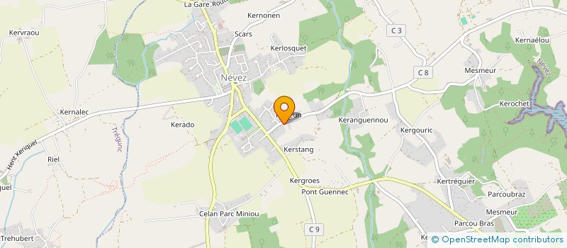 localisation de l'entreprise KERLEUN INVESTISSEMENTS  NEVEZ