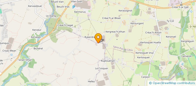 localisation de l'entreprise KERLEVIC ENERGIES à SAINT-POL-DE-LEON