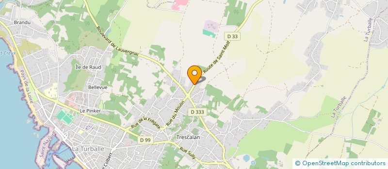 localisation de l'entreprise KERLIN IMMO  LA TURBALLE