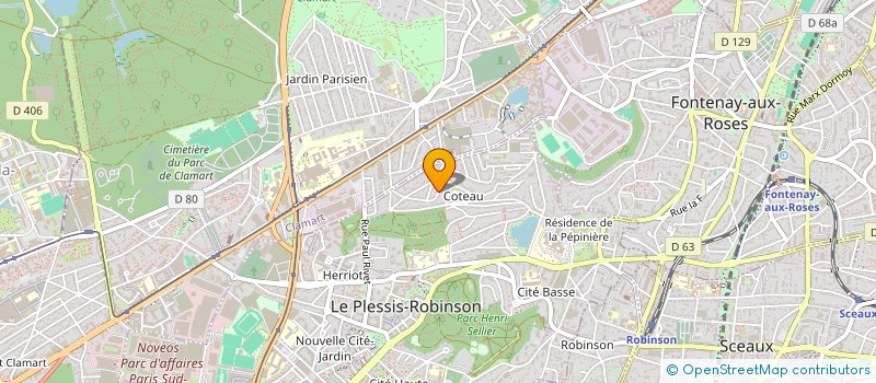 localisation de l'entreprise KERLING IMMOBILIER à LE PLESSIS-ROBINSON