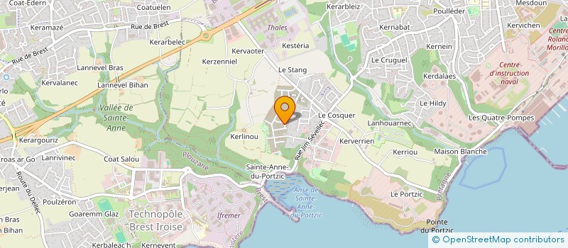 localisation de l'entreprise KERLINOU CALLAS à BREST