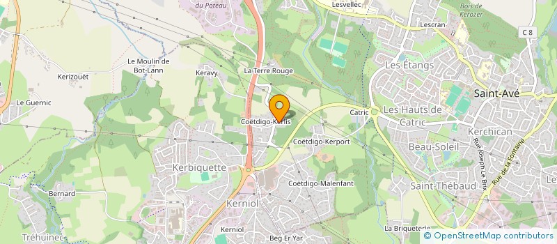 localisation de l'entreprise KERLIS TOLOSAN  SAINT-AVE