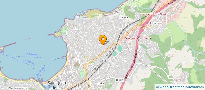 localisation de l'entreprise KERLOAN à SAINT-JEAN-DE-LUZ