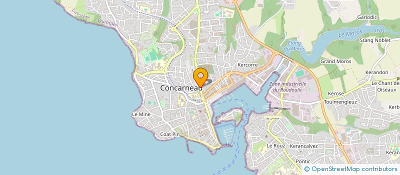 localisation de l'entreprise KERLOC'H IMMOBILIER à CONCARNEAU