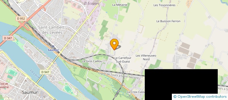 localisation de l'entreprise KERLODIS à SAUMUR