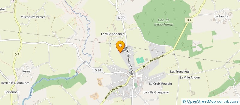 localisation de l'entreprise KERLOR à PLELO