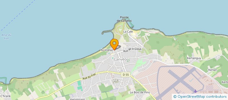 localisation de l'entreprise KERLOSEC  LANVEOC