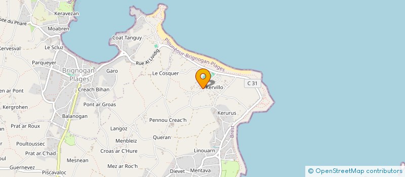 localisation de l'entreprise KERLOUAN AMITIE VELO  KERLOUAN