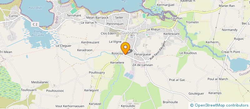 localisation de l'entreprise KERLOUAN JUDO CLUB  GUISSENY