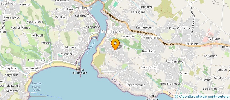 localisation de l'entreprise KERMA à PLOUHINEC
