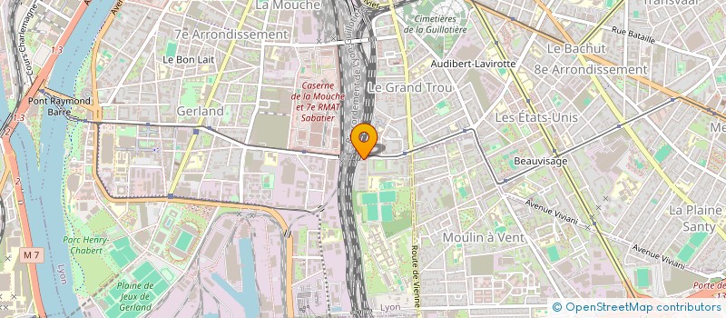 localisation de l'entreprise KERMADEC-JOUIN  LYON