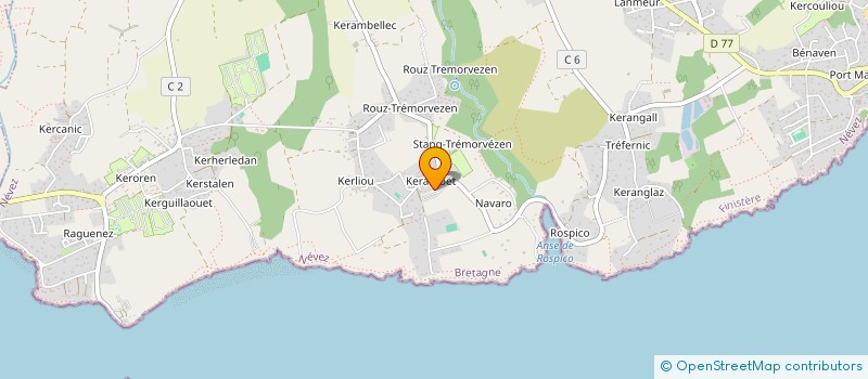 localisation de l'entreprise KERMAGUI  NEVEZ