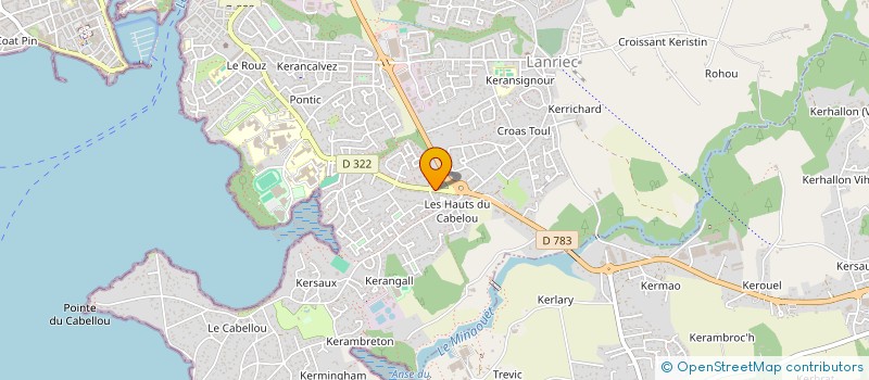 localisation de l'entreprise KERMAN  CONCARNEAU