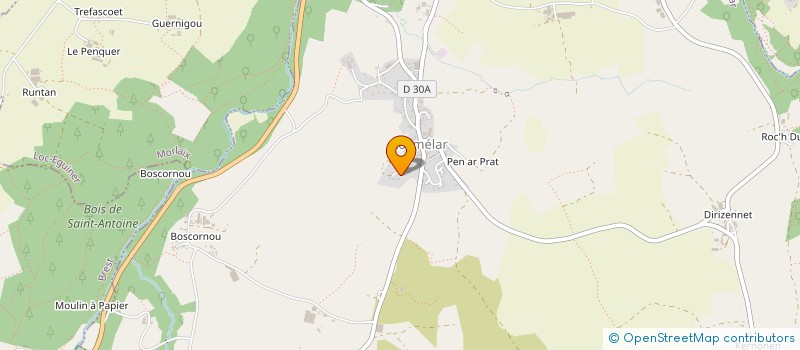 localisation de l'entreprise KERMANN  LOCMELAR