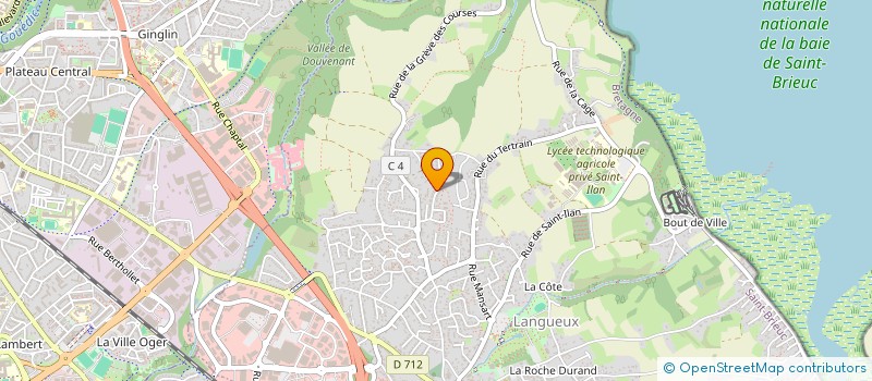 localisation de l'entreprise KERMARAL  LANGUEUX