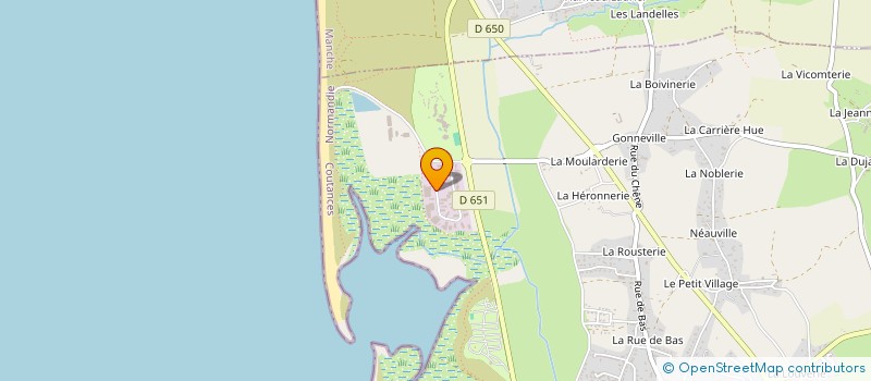 localisation de l'entreprise KERMAREE à BLAINVILLE-SUR-MER
