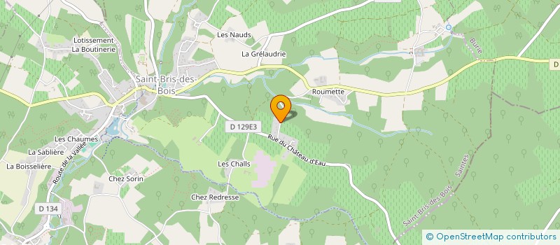 localisation de l'entreprise KERMARREC  SAINT-BRIS-DES-BOIS