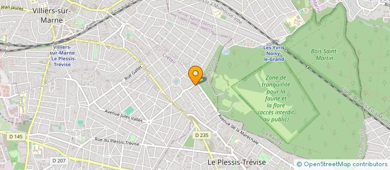 localisation de l'entreprise KERMASYS  LE PLESSIS-TREVISE