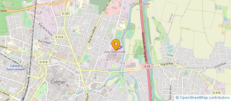 localisation de l'entreprise KERMEL à COLMAR
