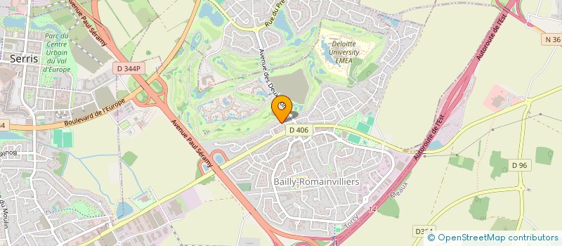 localisation de l'entreprise KERMEL MALLARD  BAILLY-ROMAINVILLIERS