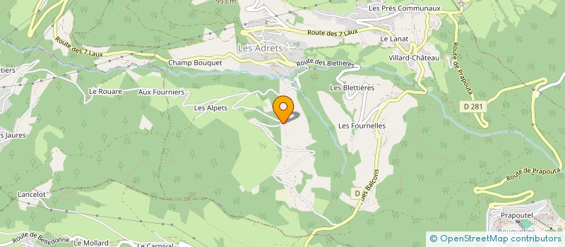 localisation de l'entreprise KERMELEZ  LES ADRETS