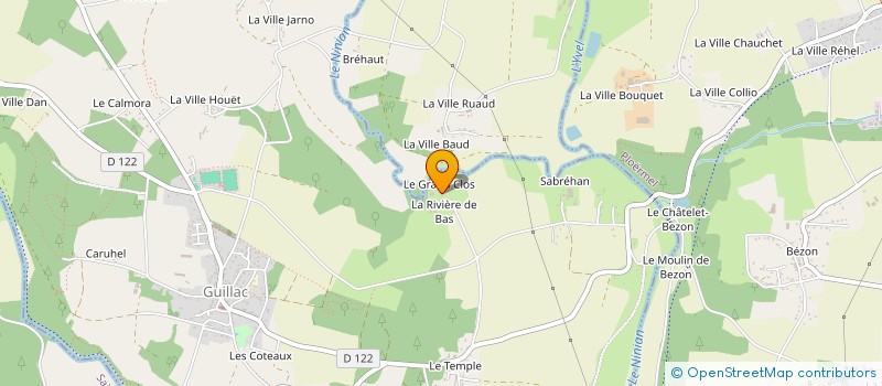 localisation de l'entreprise KERMELIE  GUILLAC