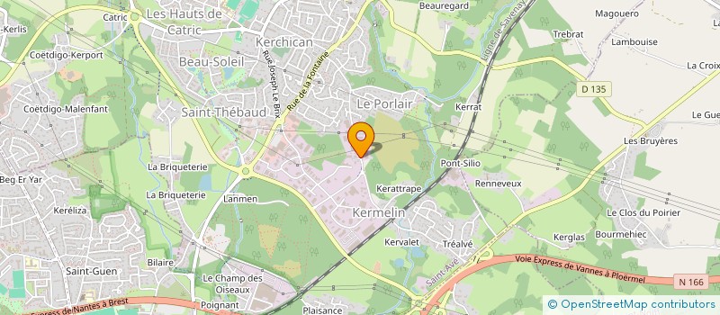 localisation de l'entreprise KERMELIN NORD IMMOBILIER  SAINT-AVE