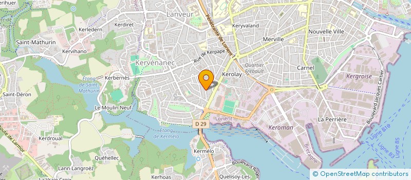 localisation de l'entreprise KERMELO  LORIENT