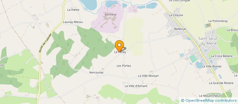 localisation de l'entreprise KERMENE à LE MENE