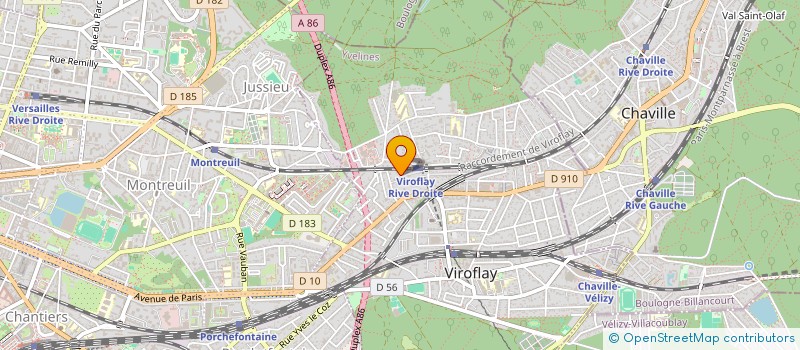 localisation de l'entreprise KERMENEZ  VIROFLAY