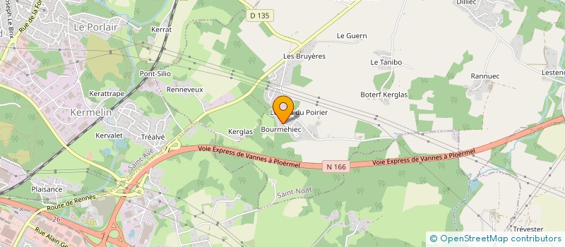 localisation de l'entreprise KERMERIS  SAINT-NOLFF