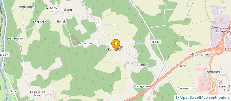 localisation de l'entreprise KERMESTRE DEVELOPPEMENT  BAUD