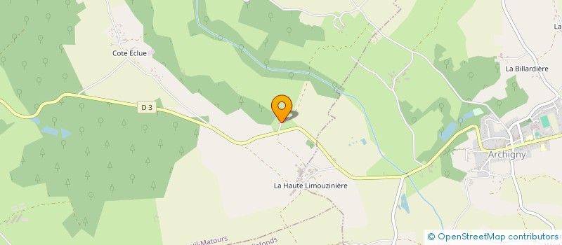 localisation de l'entreprise KERMIT 137  BONNEUIL-MATOURS