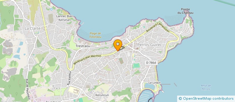 localisation de l'entreprise KERMOAL SARL à PERROS-GUIREC