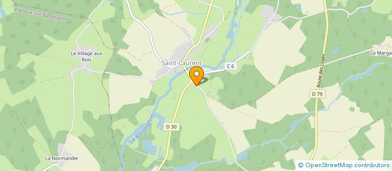 localisation de l'entreprise KERMOAL SAS  SAINT-LAURENT