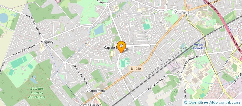 localisation de l'entreprise KERMOLK  PESSAC