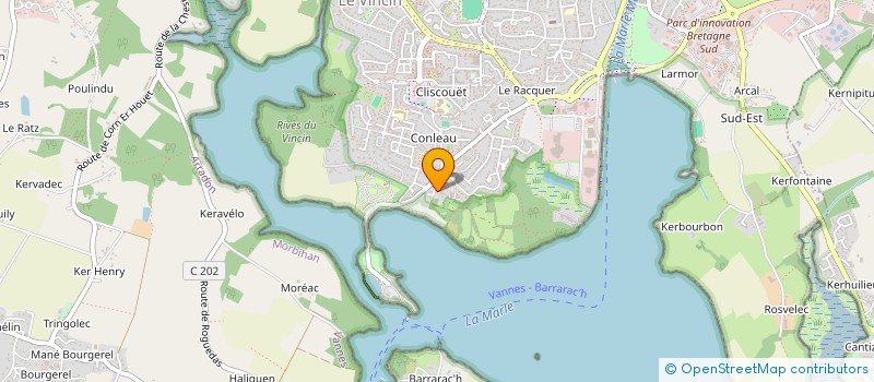 localisation de l'entreprise KERMOOR  VANNES