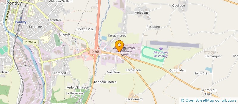 localisation de l'entreprise KERMOR'CH à NOYAL-PONTIVY