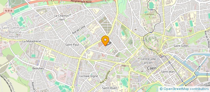 localisation de l'entreprise KERMOTT à CAEN
