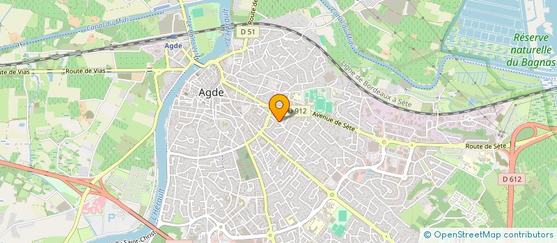 localisation de l'entreprise KERMOVIN  AGDE