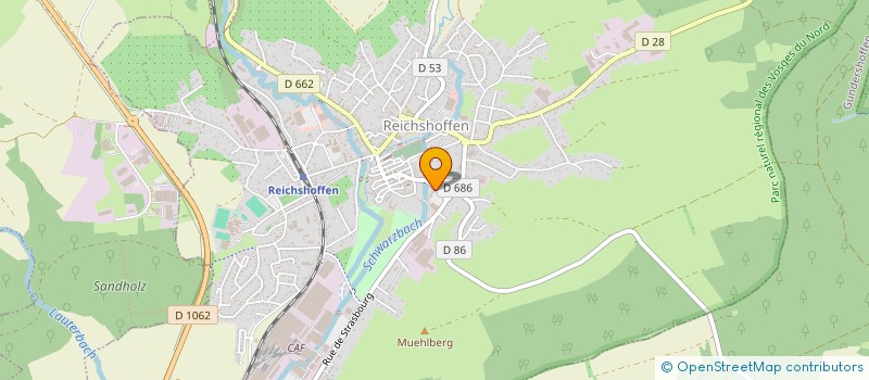 localisation de l'entreprise KERN  REICHSHOFFEN