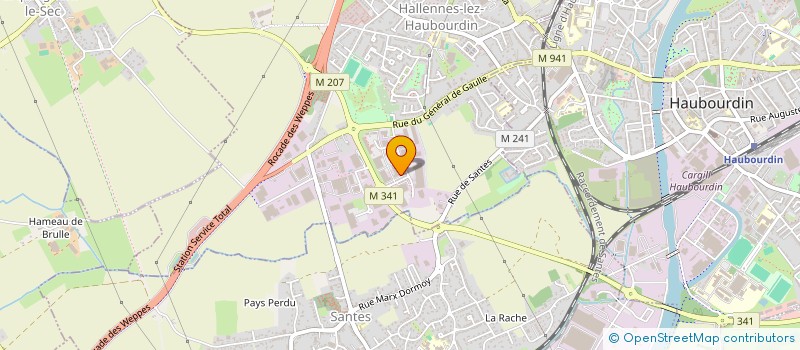 localisation de l'entreprise KERN POSTAL SOLUTIONS à HALLENNES-LEZ-HAUBOURDIN
